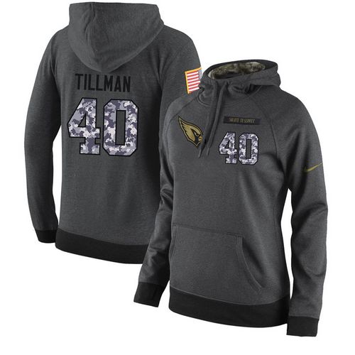 Women's Nike Pat Tillman Black Arizona Cardinals Retired Game Jersey